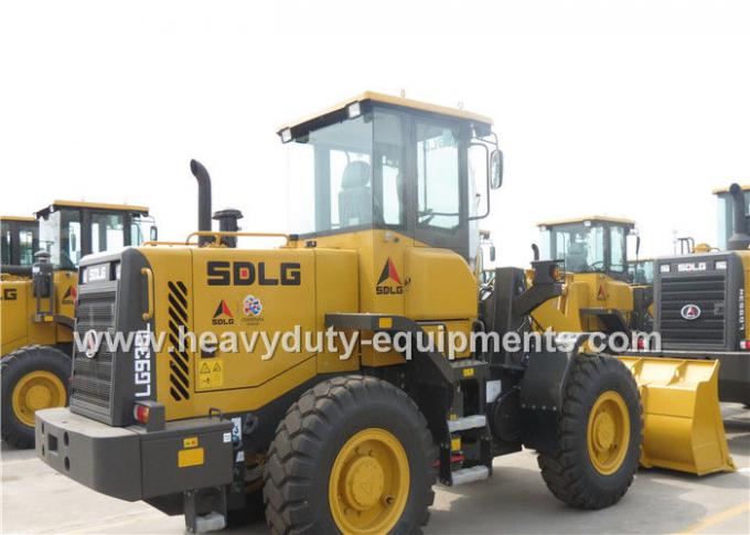 SDLG 3t LG938L Payloader com transmissão líquida elétrica 1.8m3 do motor YD13 de 97kw Deutz - cubeta 2.5m3