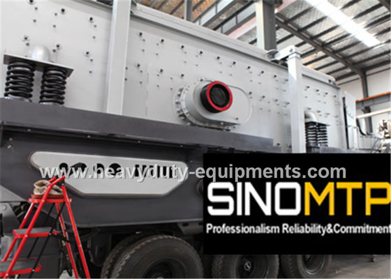 China Dois - alongue a máquina do triturador de pedra do corpo, triturador móvel do cone 6-75 milímetros de alimentação fornecedor