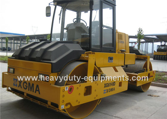 China Rolo em tandem vibratório XGMA XG6141D Cummins Engine do equipamento da construção rodoviária fornecedor