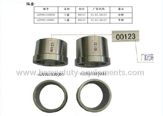 China número da peça AZ9981320038 etc. da luva da distância da peça sobresselente do sinotruk com garantia fornecedor