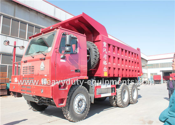 China Caminhão basculante de mineração de Sinotruk HOWO/caminhão especial 371hp do caminhão basculante com o cilindro de levantamento dianteiro fornecedor