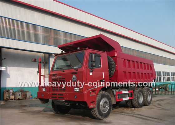 10 descarregador/camião basculante da mineração das rodas HOWO 6X4 para o transporte resistente com garantia fornecedor