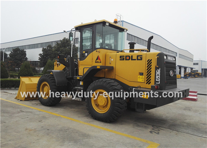 Modelo do carregador LG936L da roda de SDLG 3tons com a cubeta do motor 1.4-3.0m3 de 92kw Weichai Deutz para a opção