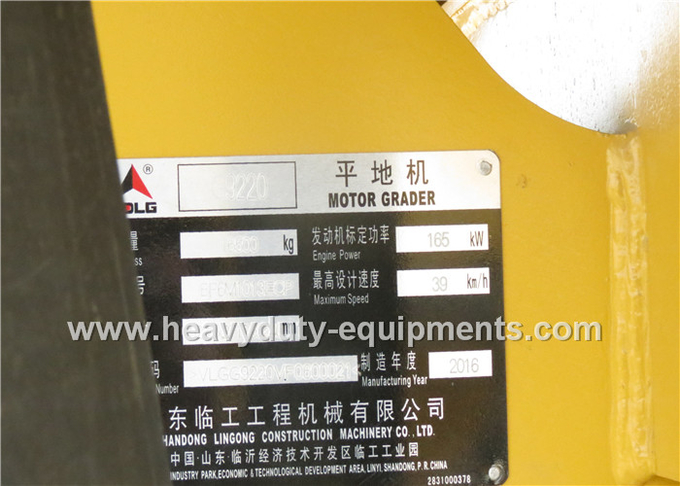 Motor de SDLG G9220 mais grande com o motor de 158kw Deutz E, caixa de engrenagens ZF6WG200
